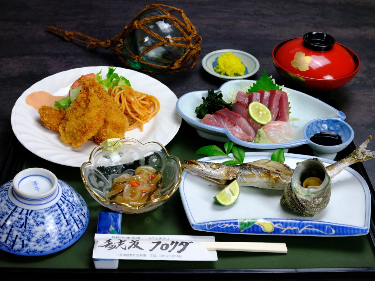 An example of dinner for the one night stay with dinner (no breakfast) plan