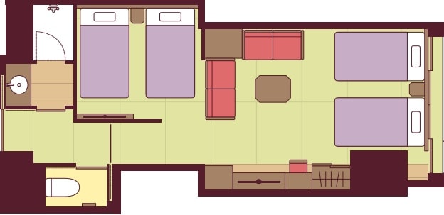 [Kamar tamu] Paksa 40 meter persegi/bilik pancuran