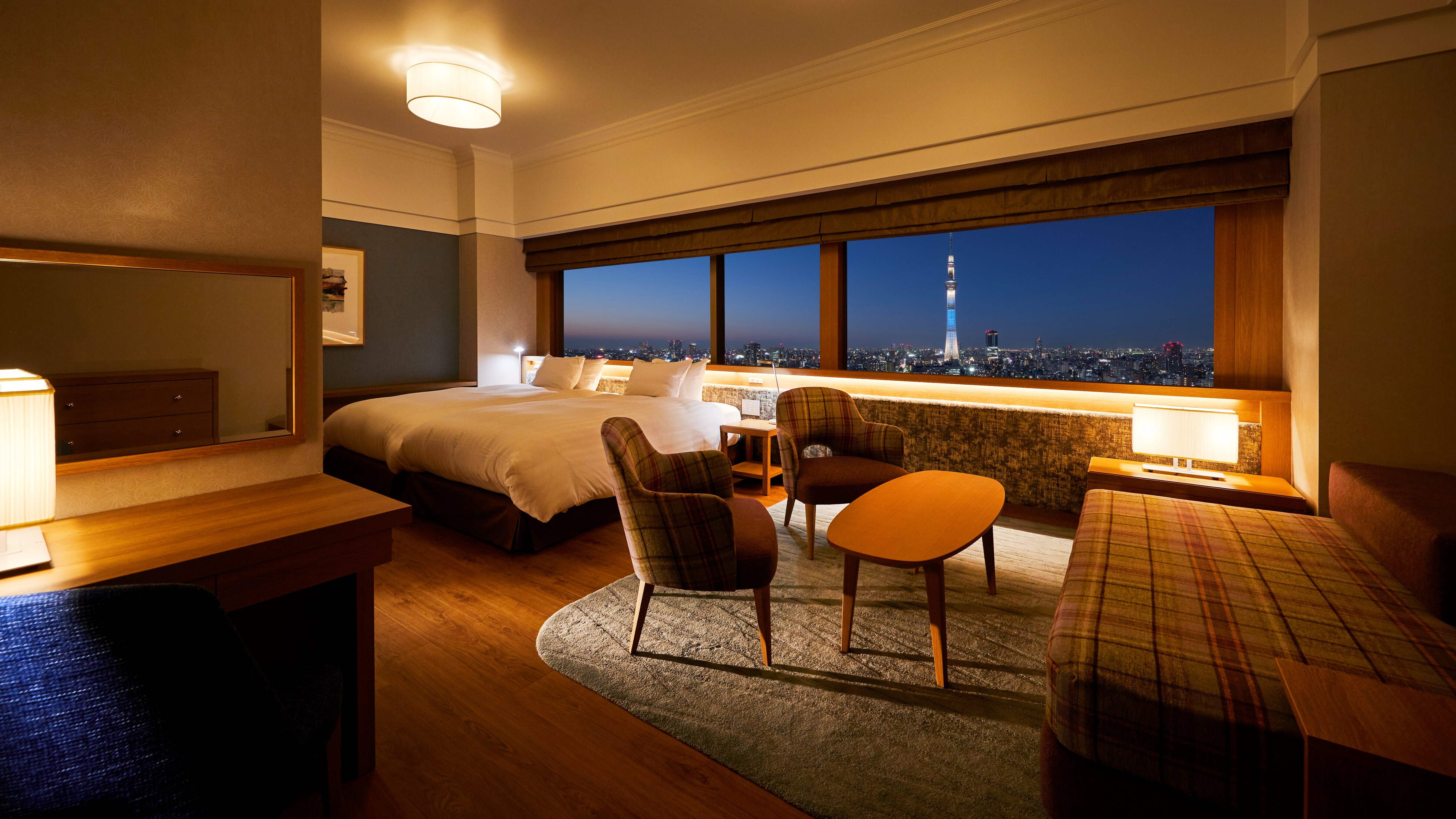 Phòng Deluxe Twin View Skytree①