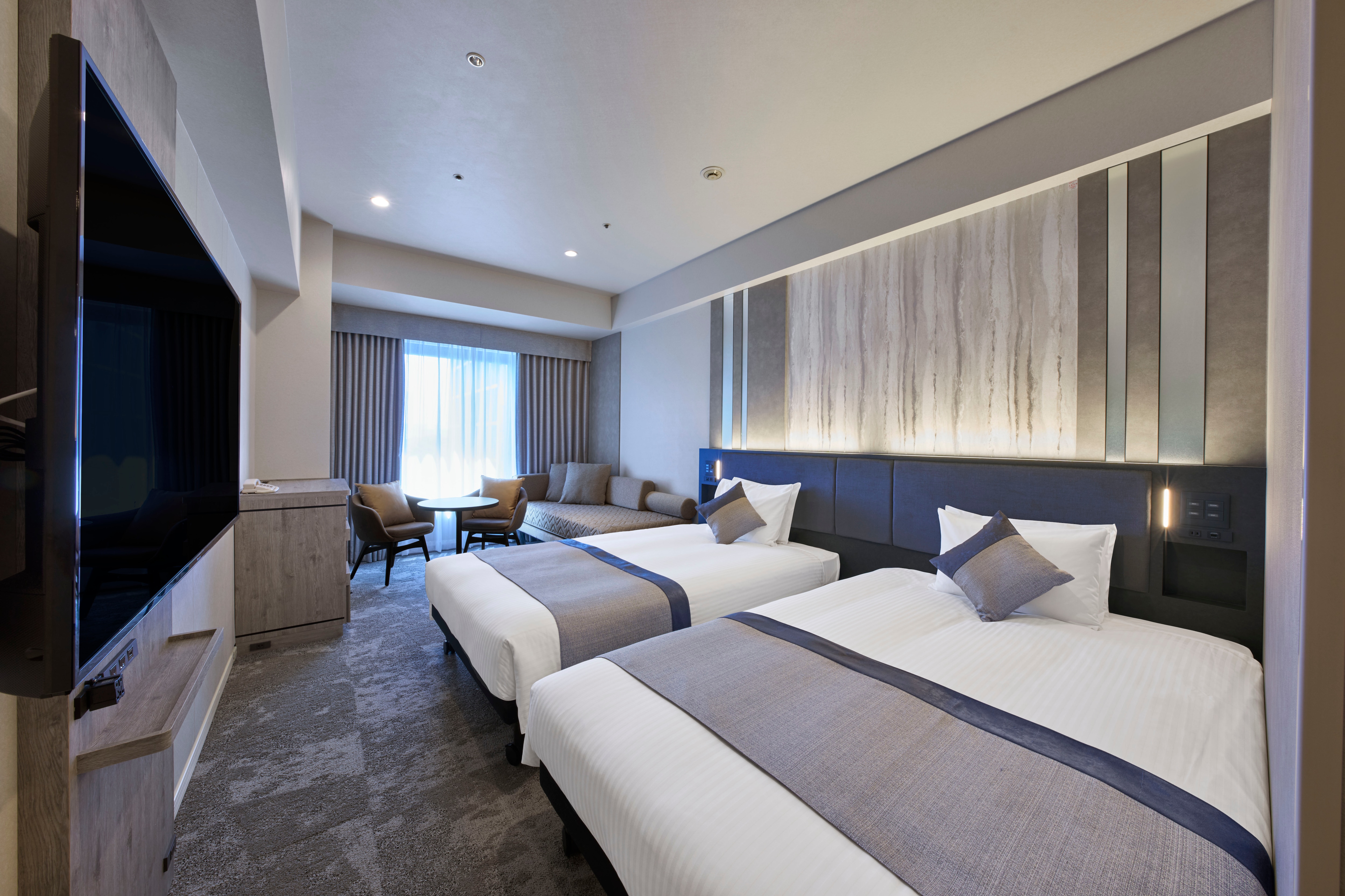 =NEW=豪华双床房<带沙发>可容纳3人