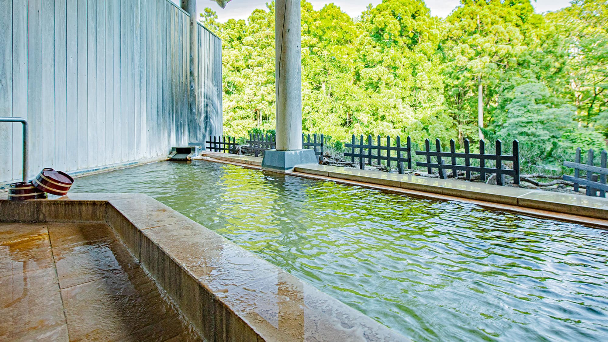 Shiomikan, 1st basement floor, "Jukai no Yu" open-air bath