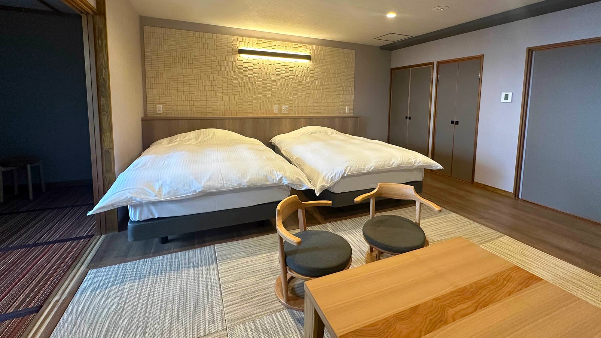 ■Rooms with open-air baths/Japanese-Western room [Ominaeshi]■ *Renovated in October 2024 (rooms and part of the open-air bath will be renovated)