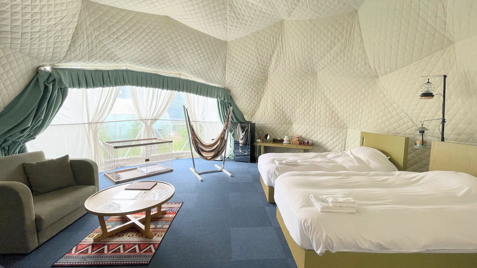 [Private dog run tent] Maximum 4 people *Vintage bus available