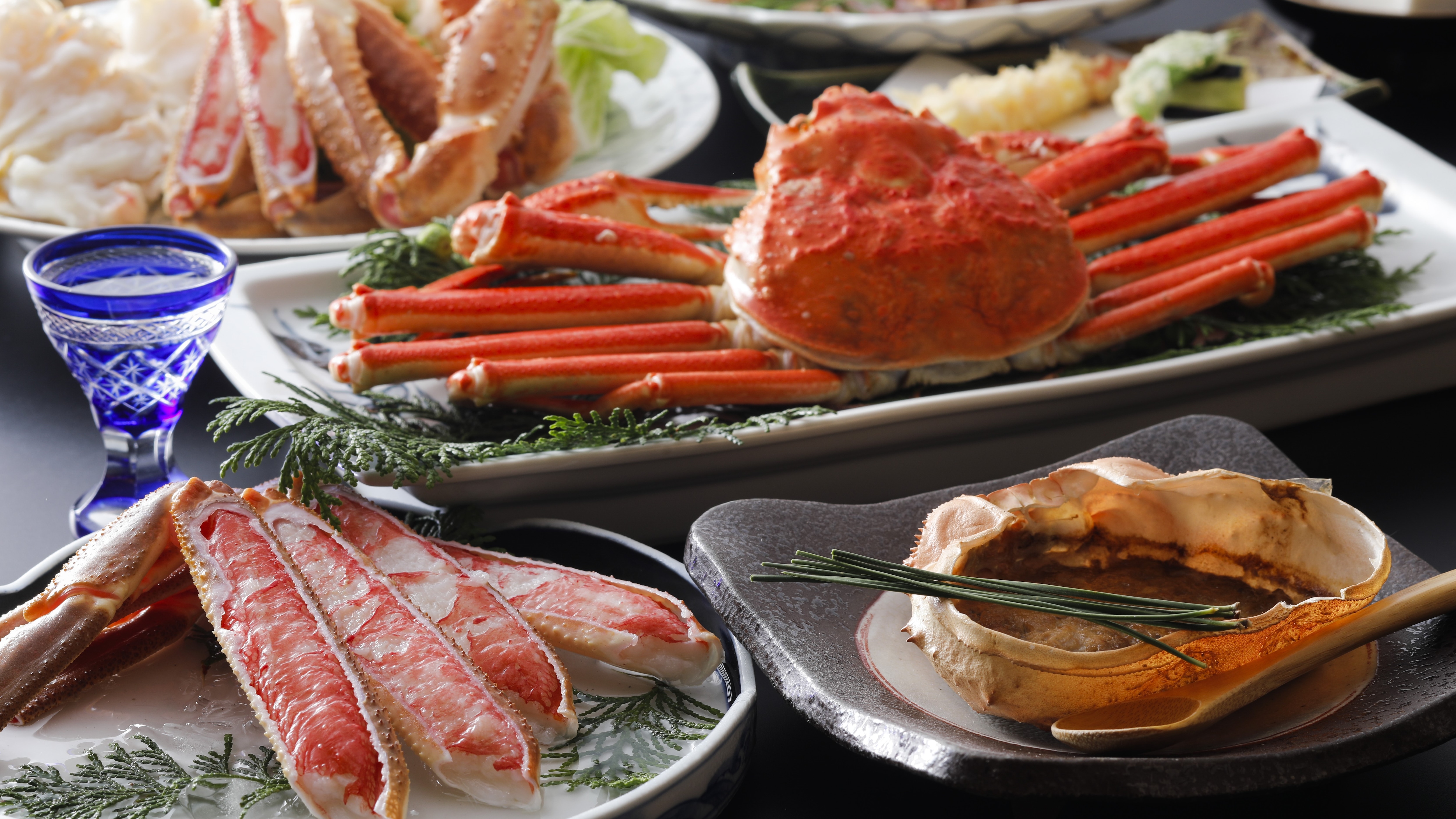 [Winter dishes] Frozen snow crab full course (example)