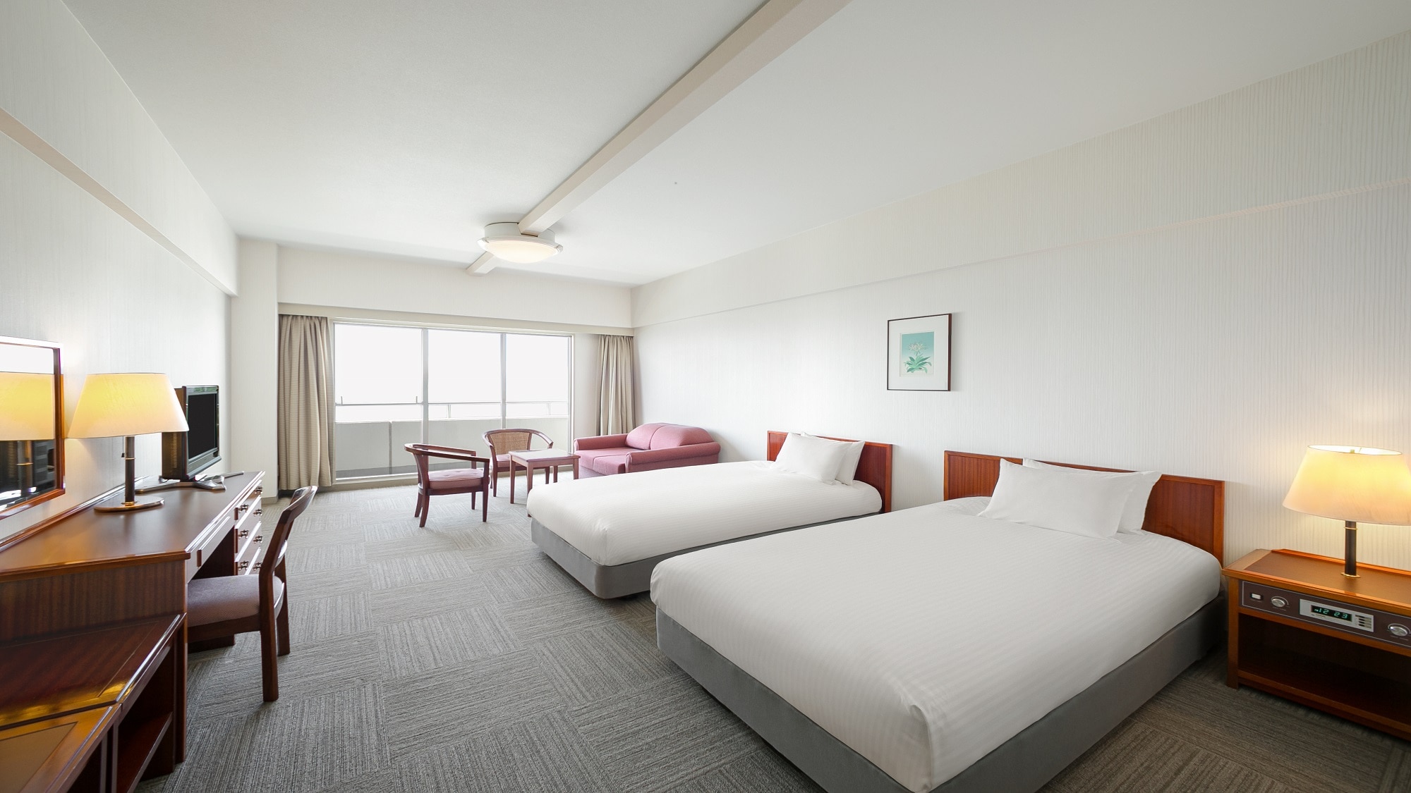 Classic Twin + 1 Extra Bed Mountain View