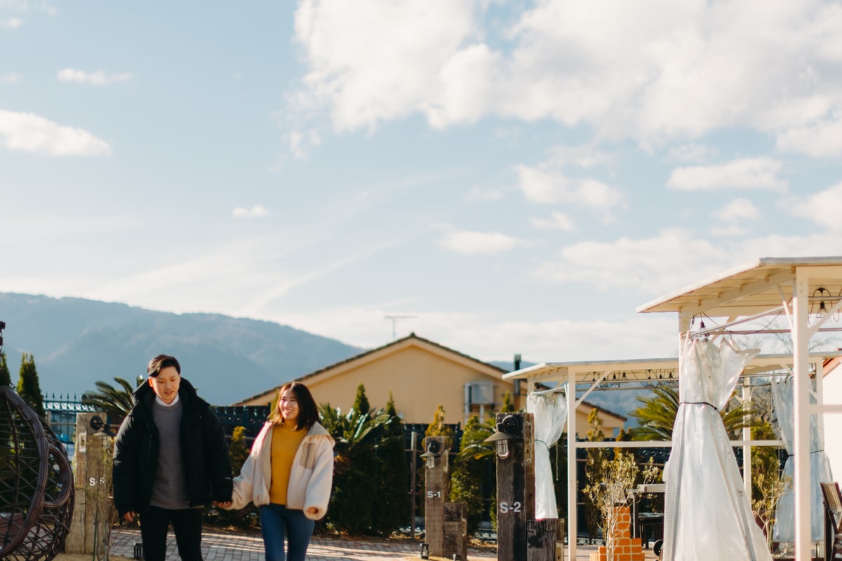 Please spend a relaxing time in the nature of Izukogen.