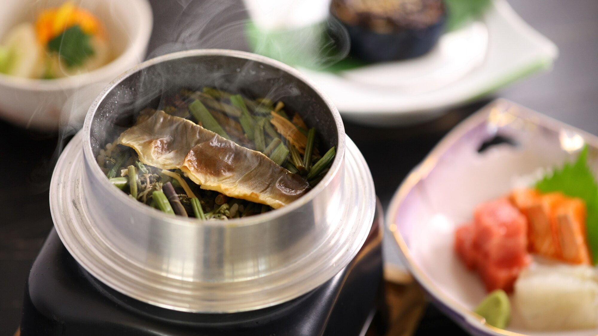 ■ Hotel dinner: Japanese banquet meal (example)