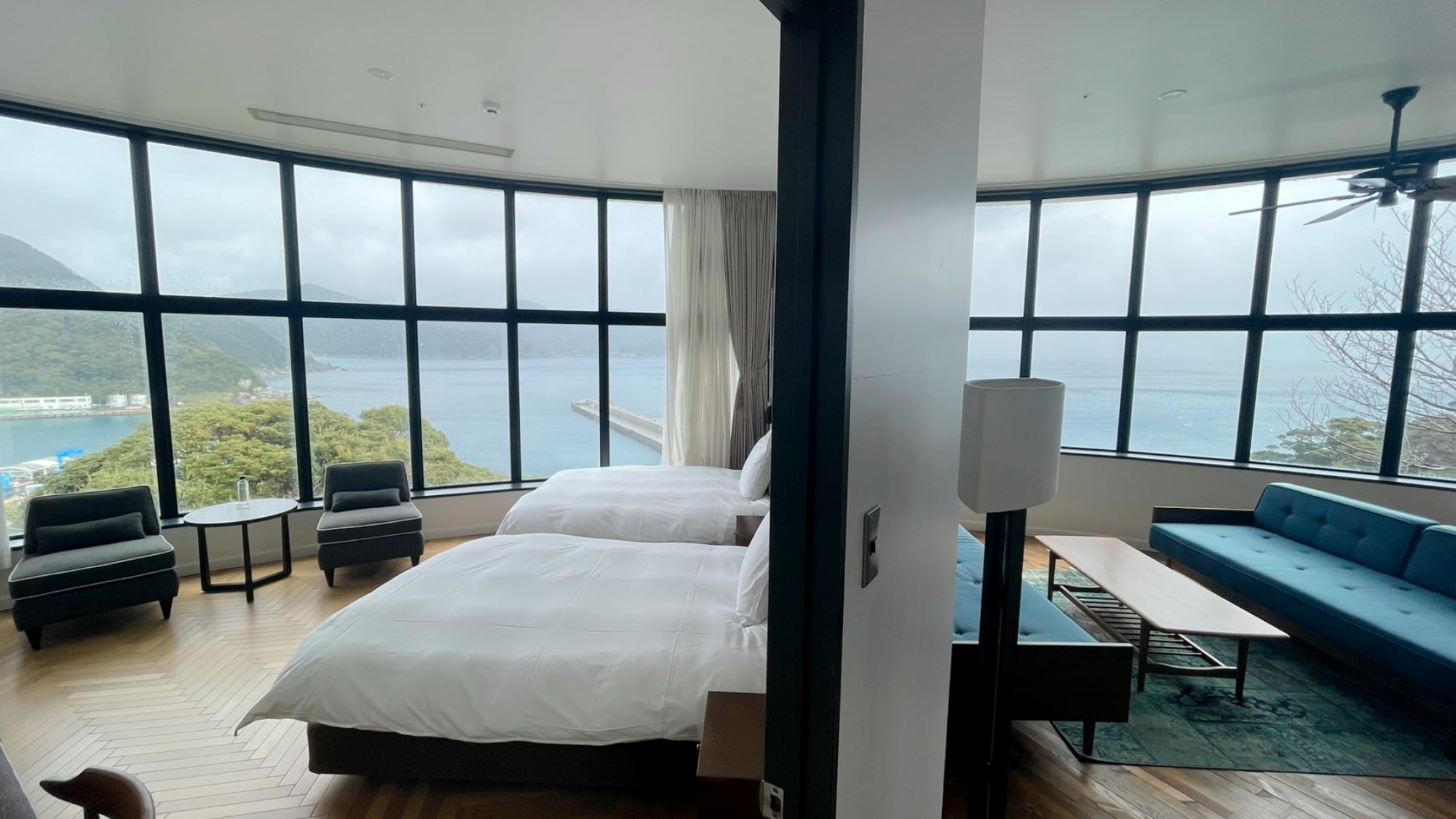 Executive Ocean Suite / Hotel Margherita Narao's pride and joy, a suite overlooking Narao and the Goto Nada Sea