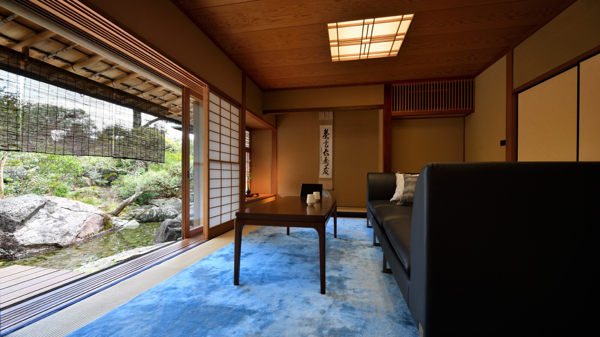 Japanese style room with open-air bath [Arashiyama]