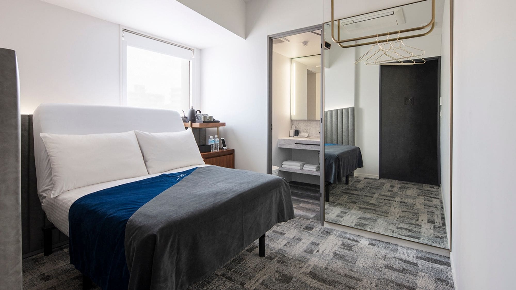 From the entrance of the small double room