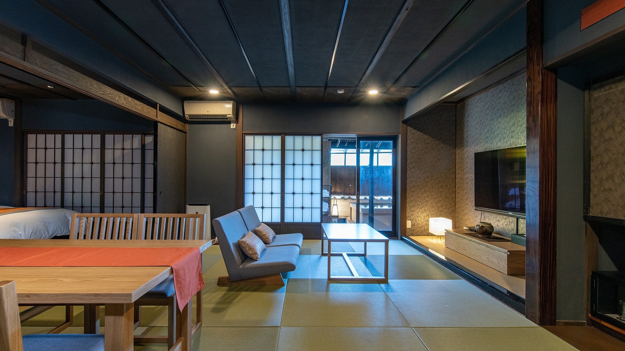 [Lantai 1 2 kamar - Kamar mandi Cypress] Kamar suite ganda dengan pemandian air panas terbuka