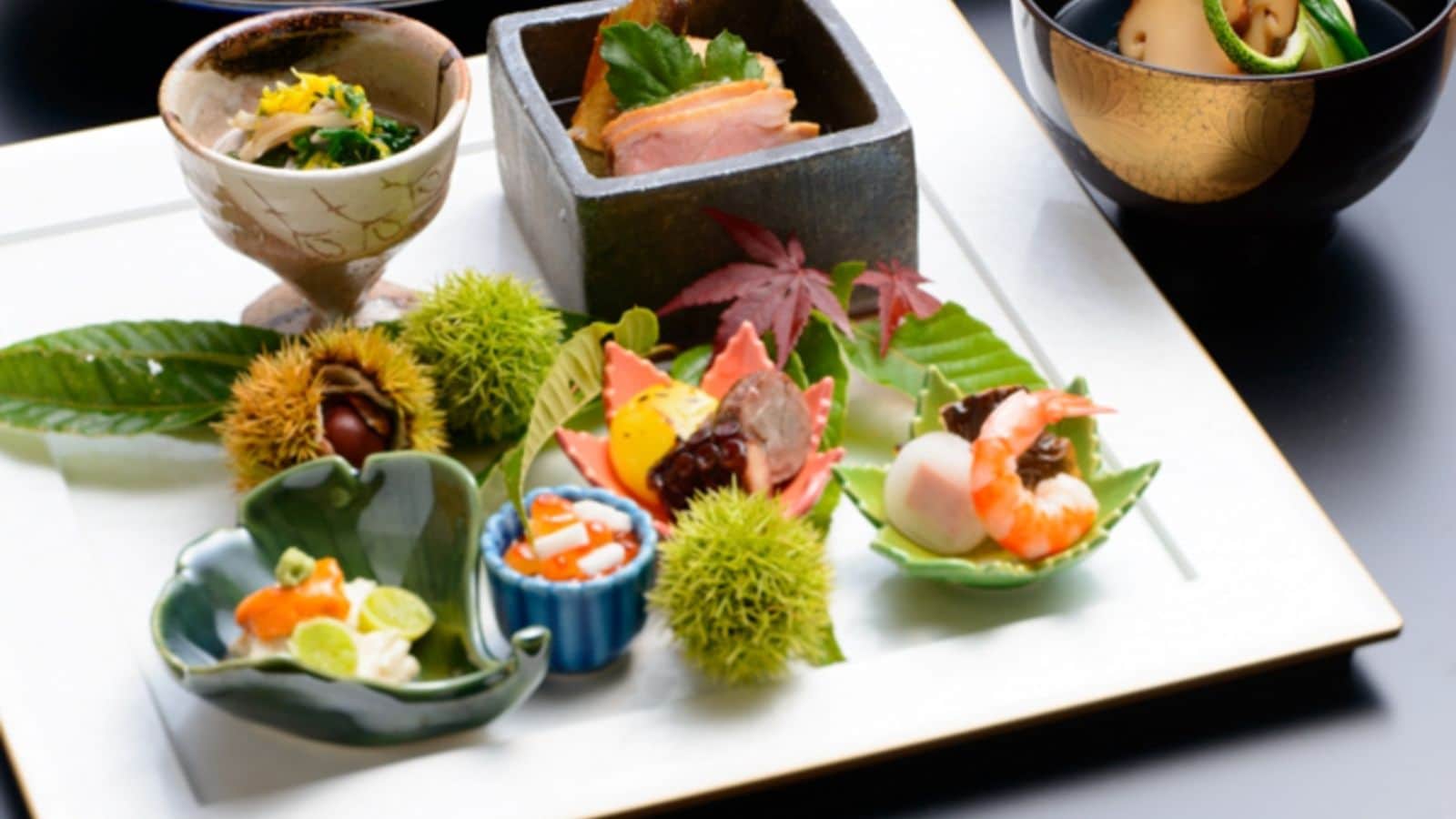 Masakan Kaiseki Musim Gugur