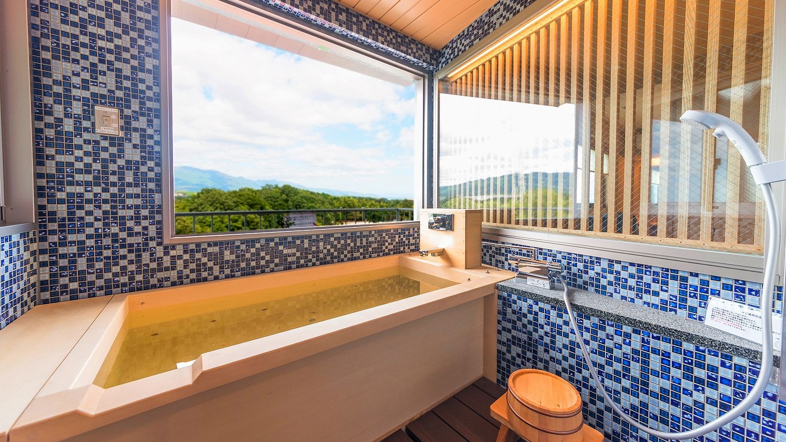 Satoyama Twin Room with Open-Air Bath (Moderate) [9th-10th floor, Mountain View, Non-smoking] (Example)