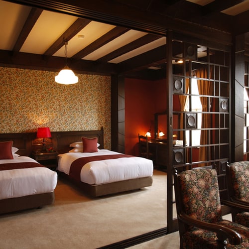 [Guest Rooms/Oriental] Spacious rooms with a calm atmosphere where you can relax and unwind