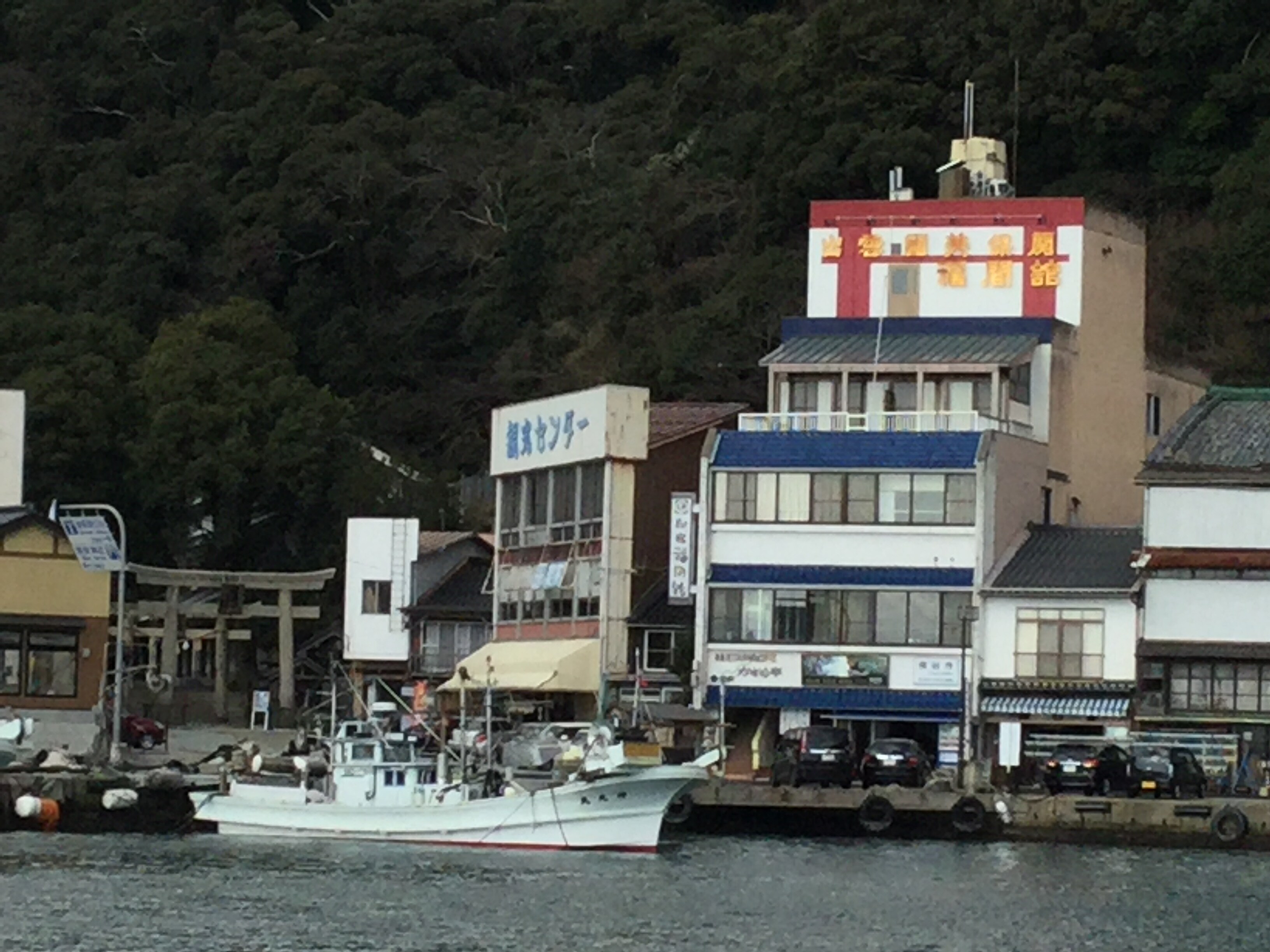 Panoramic view of the hotel
