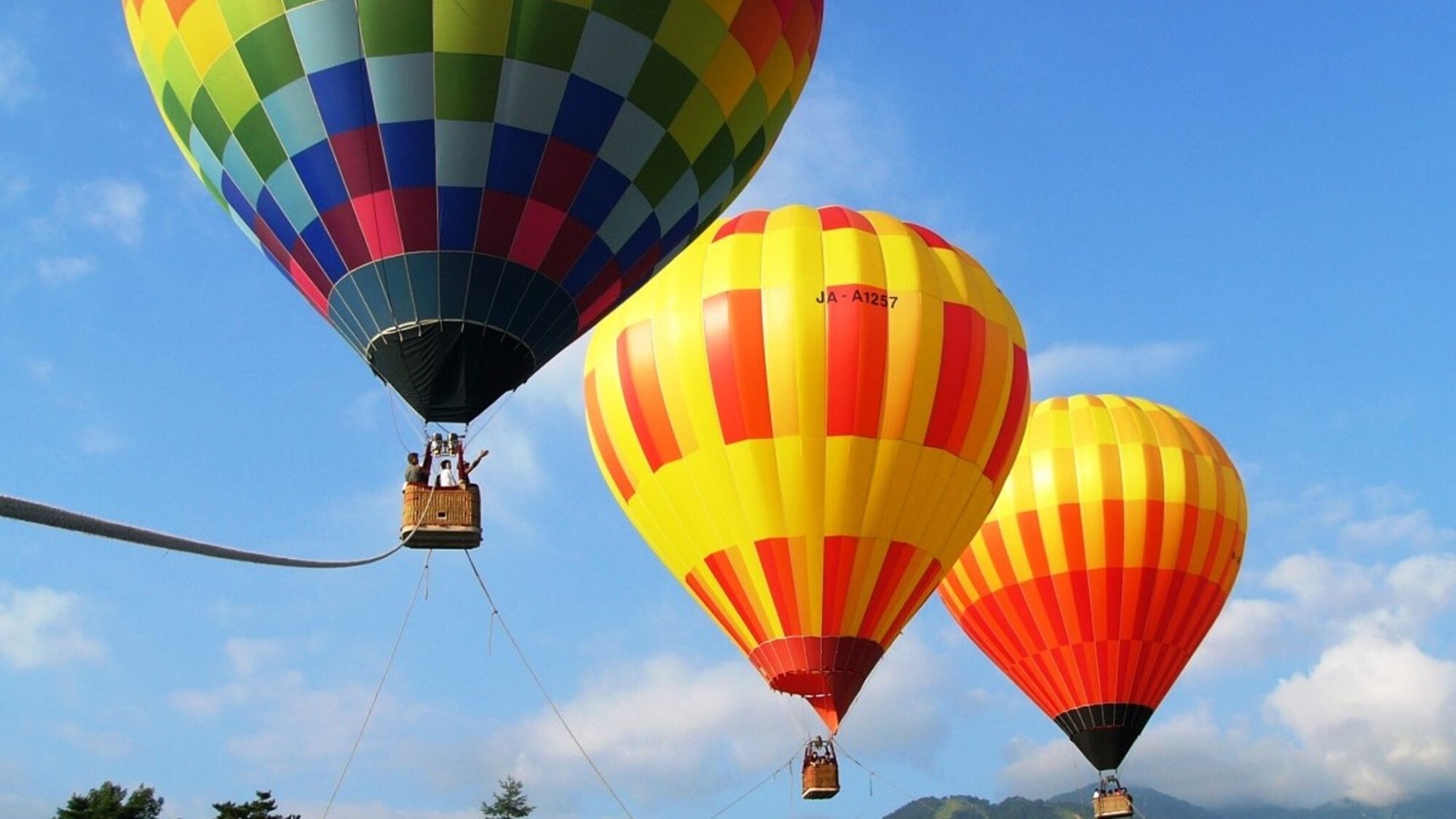 Rencana balon udara panas (gambar)