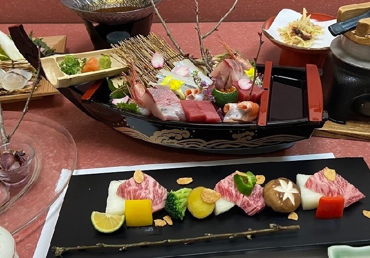 小船拼盤和和牛宴席