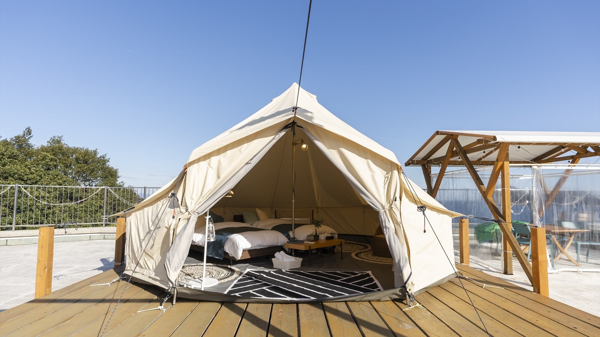 ◆เต็นท์ทะเล เพลิดเพลินกับทัศนียภาพอันงดงามของมหาสมุทรเพียงก้าวเดียวจากเต็นท์