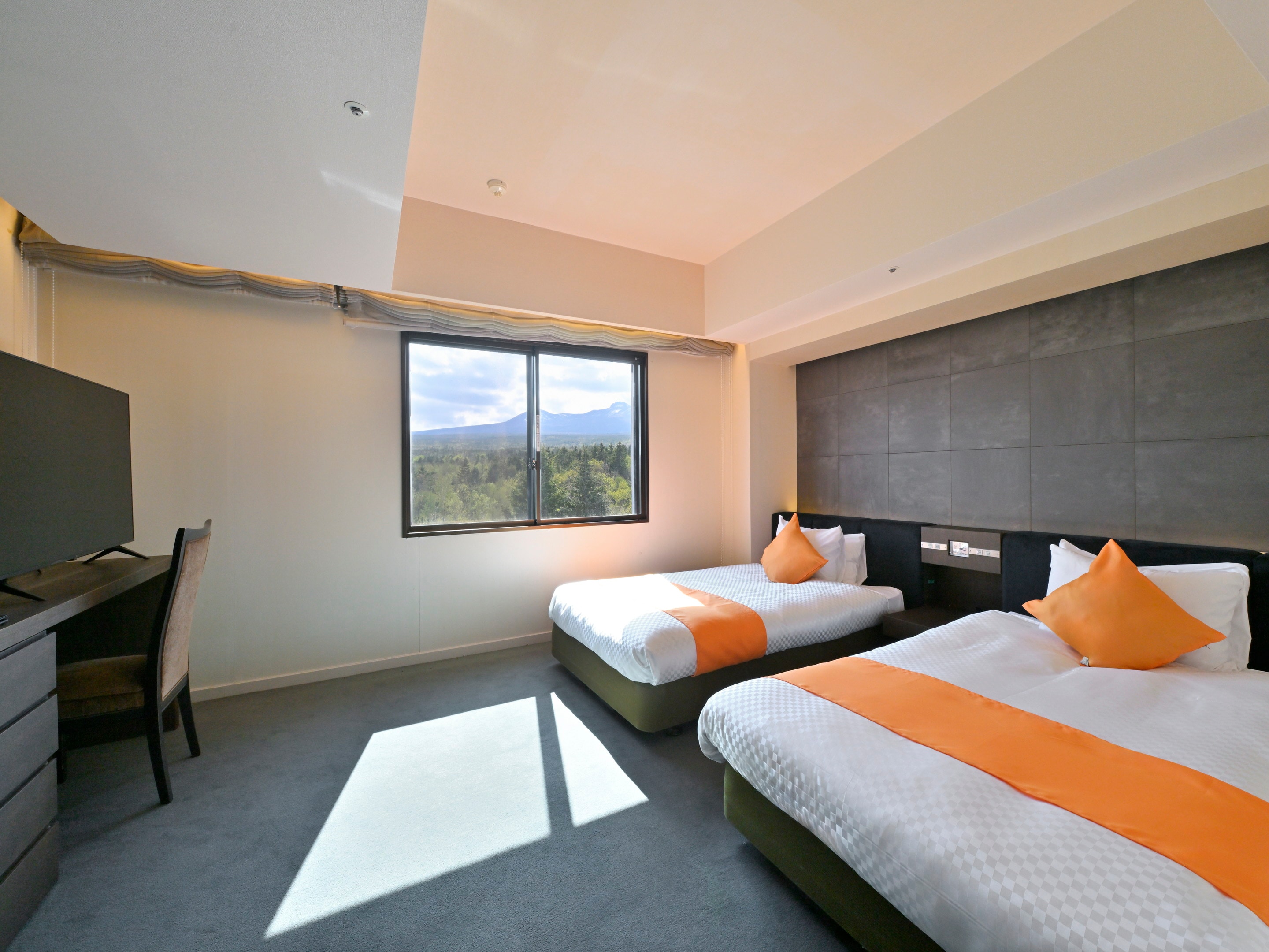 Modern Western-style suite, 140 sq m, with mountain view.