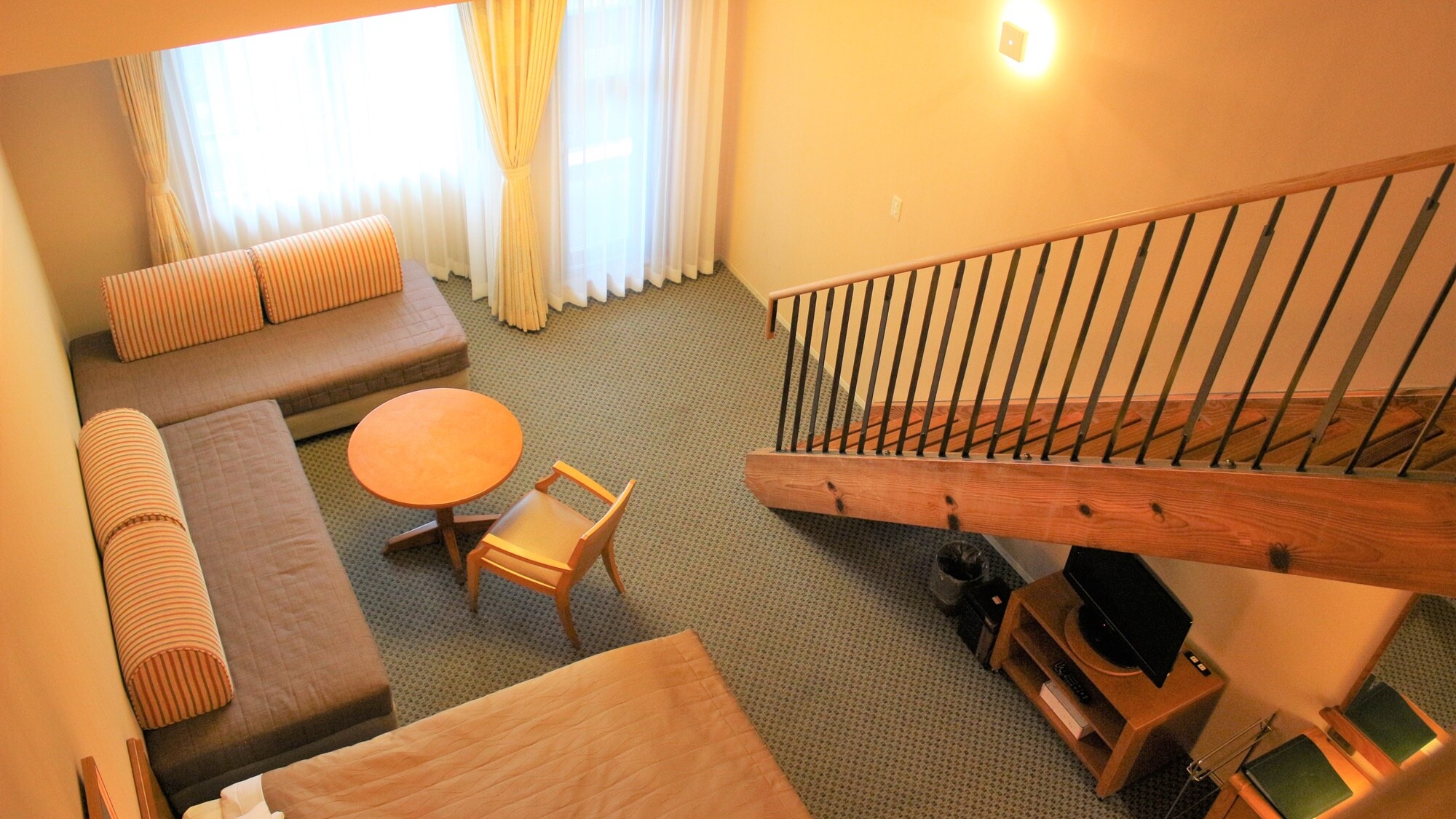 Recommended for families and groups! A maisonette type Western-style room with 1st and 2nd floors.