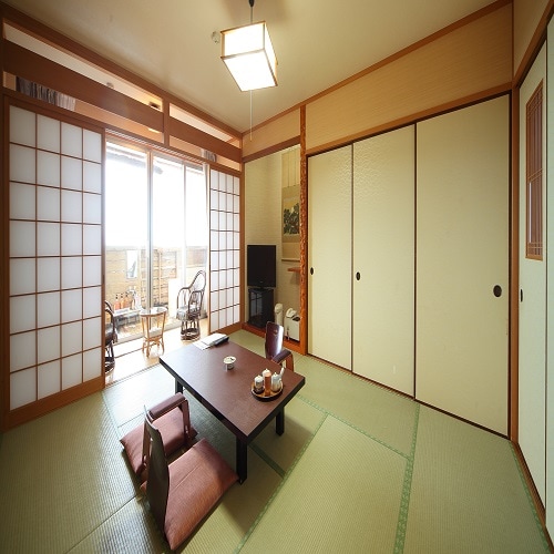 [Room] [Japanese-style room with open-air hot spring bath / facing the sea] Up to 10 tatami mats / 4 people