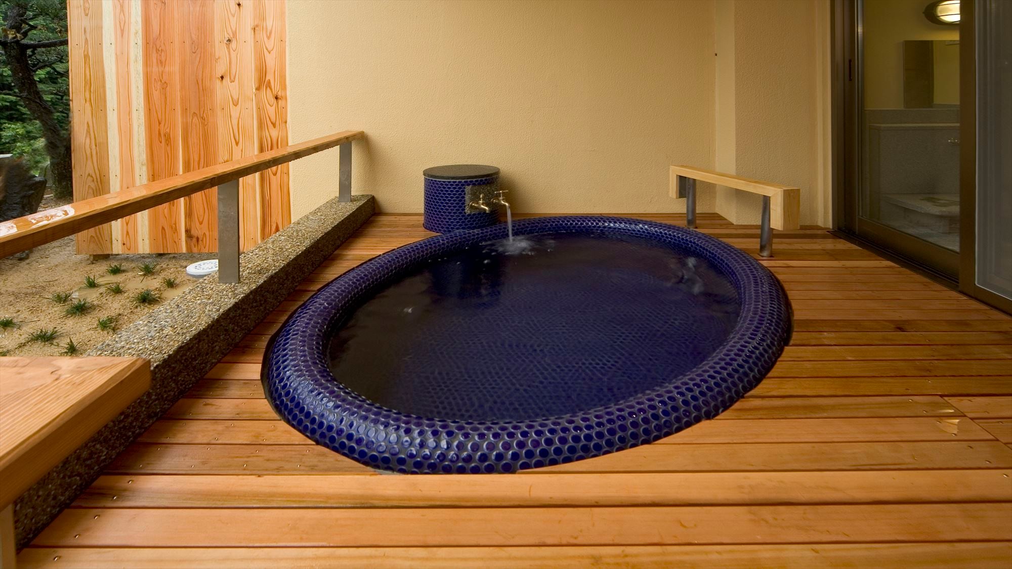 Room 135 mosaic tile bath