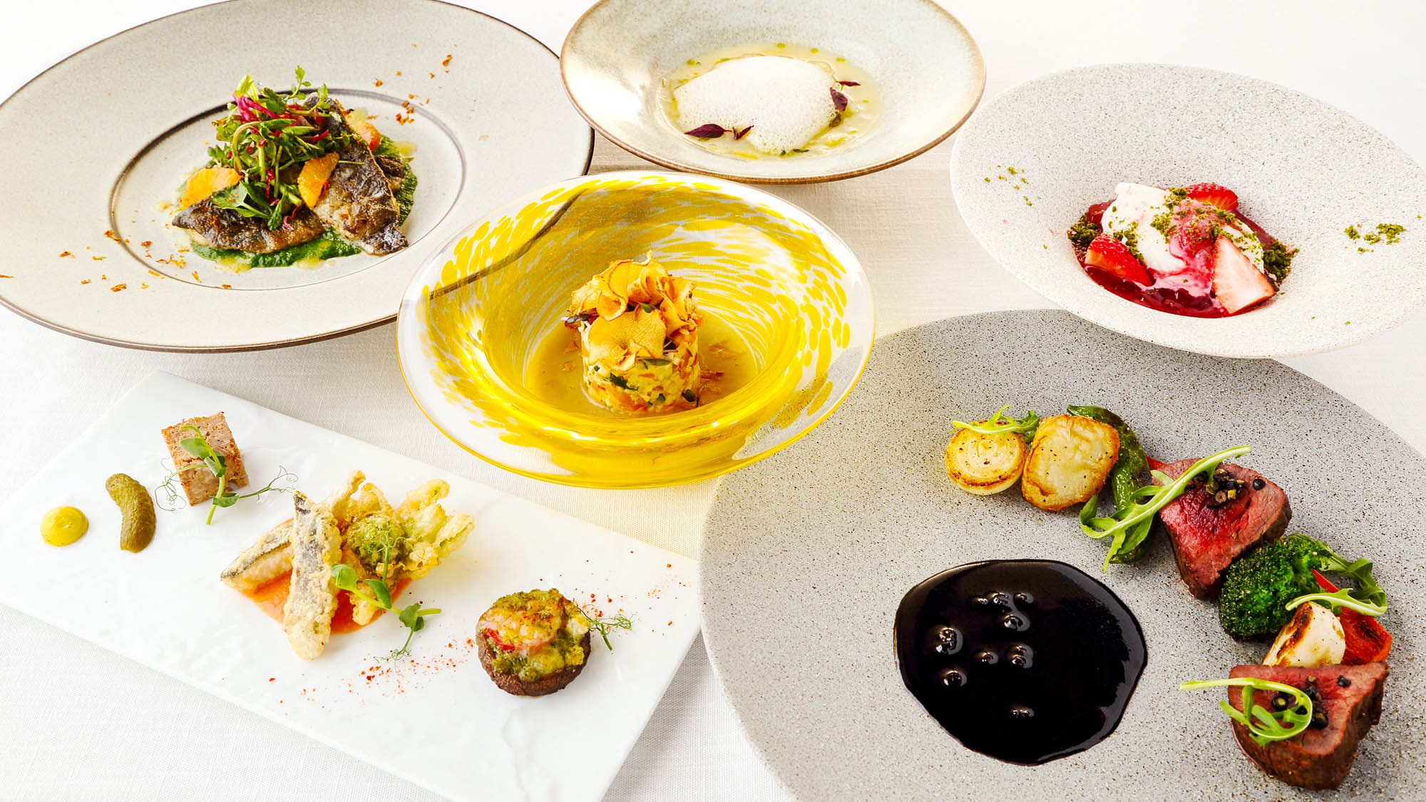 ・[晚餐範例]大量使用秩父食材的創作料理