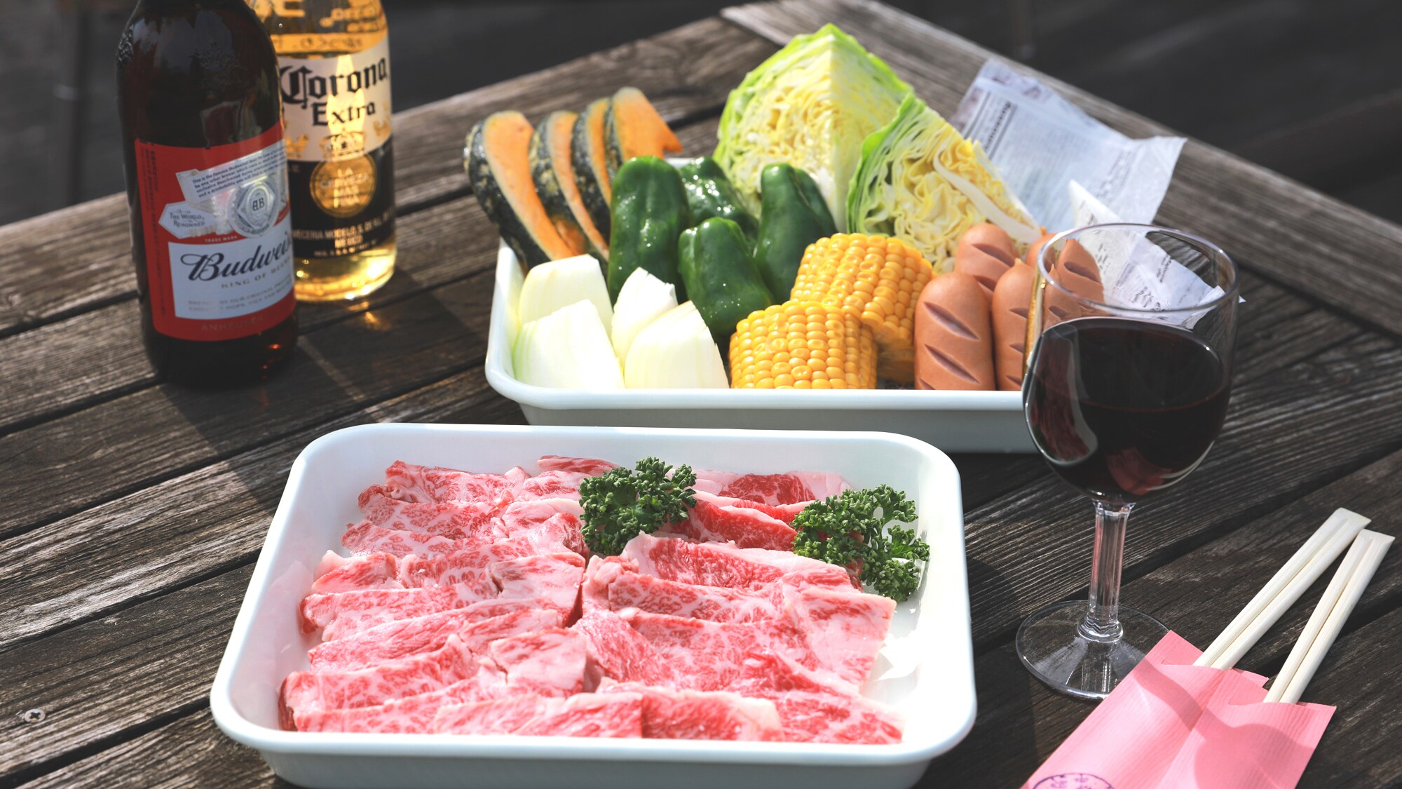 Enjoy Tajima beef BBQ with your family and friends!