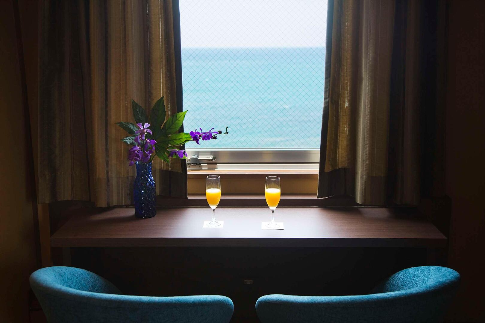 Japanese modern ocean view