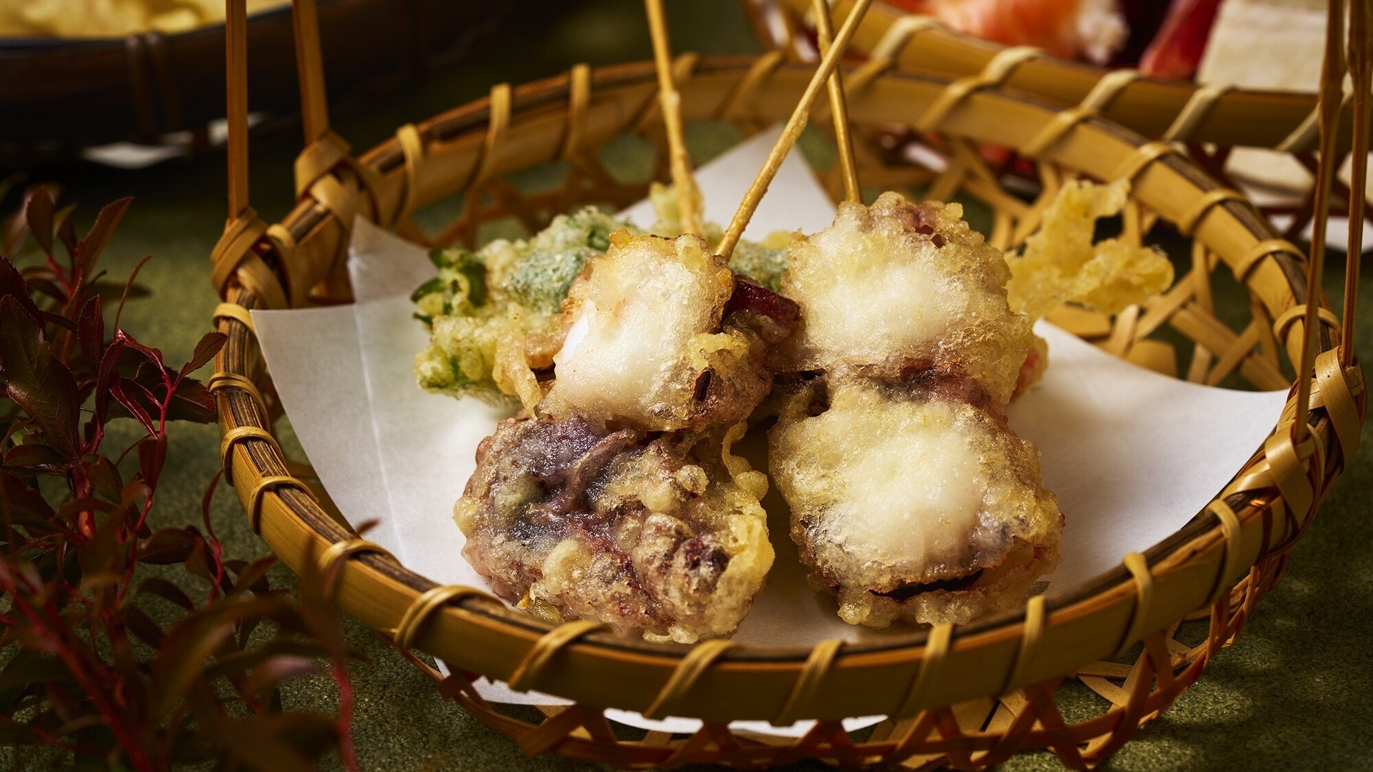 Shimotsui octopus tempura