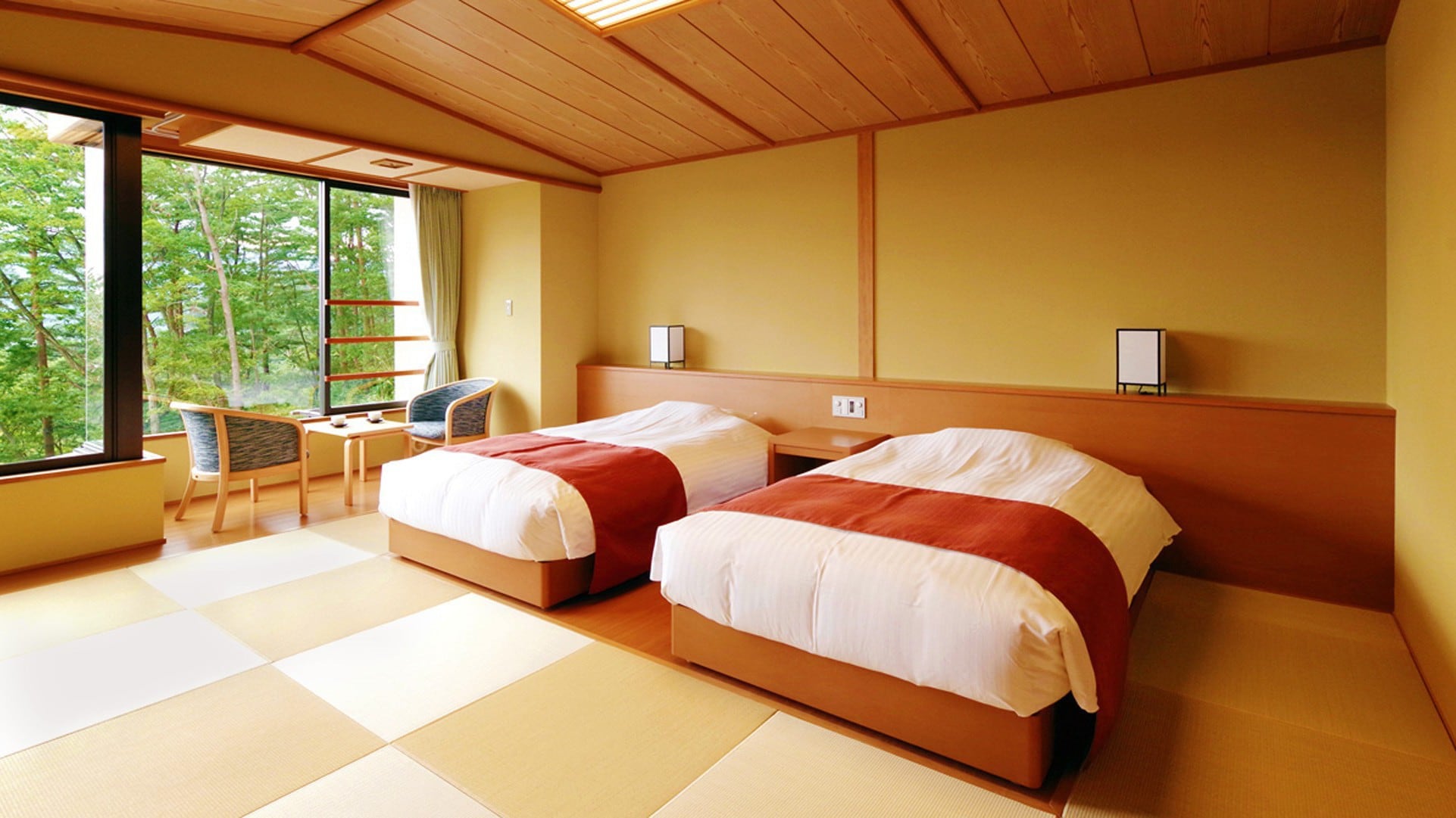 A quaint Japanese modern healing space_Japanese-style bed