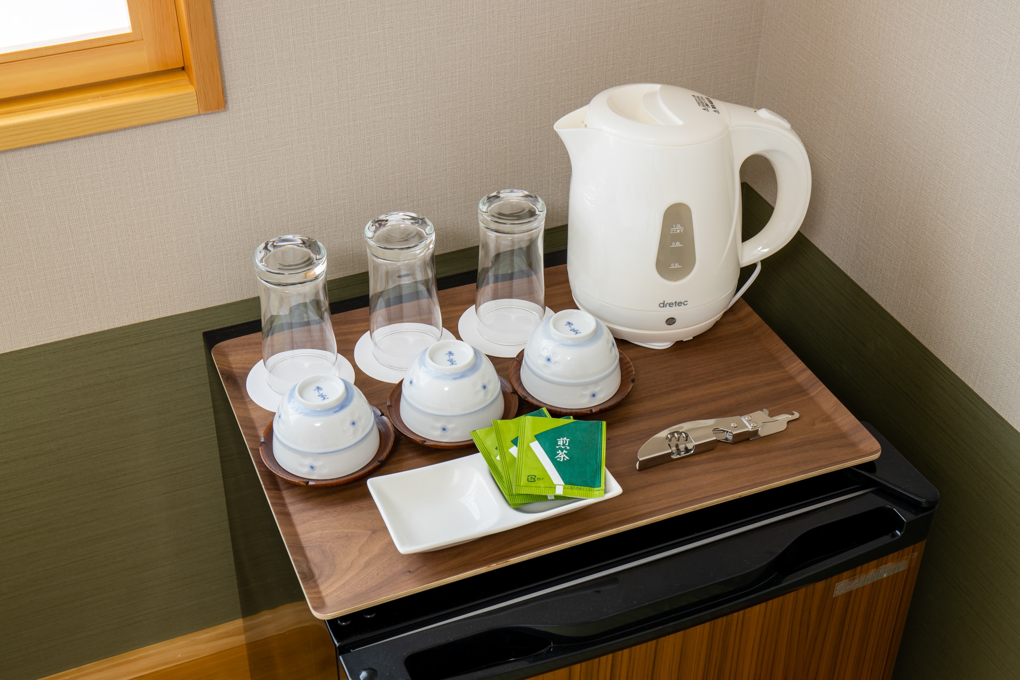 Tea set ala Jepang untuk 3 orang