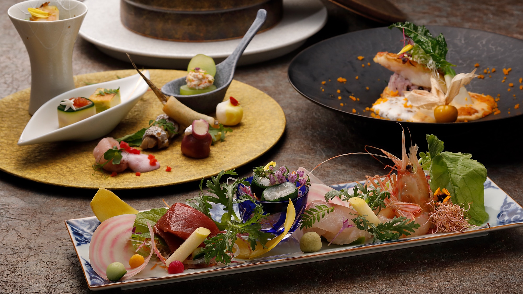 [Bữa tối] Bữa tối Kaiseki Nhật Bản đích thực thưởng thức hương vị phong phú của Hokkaido