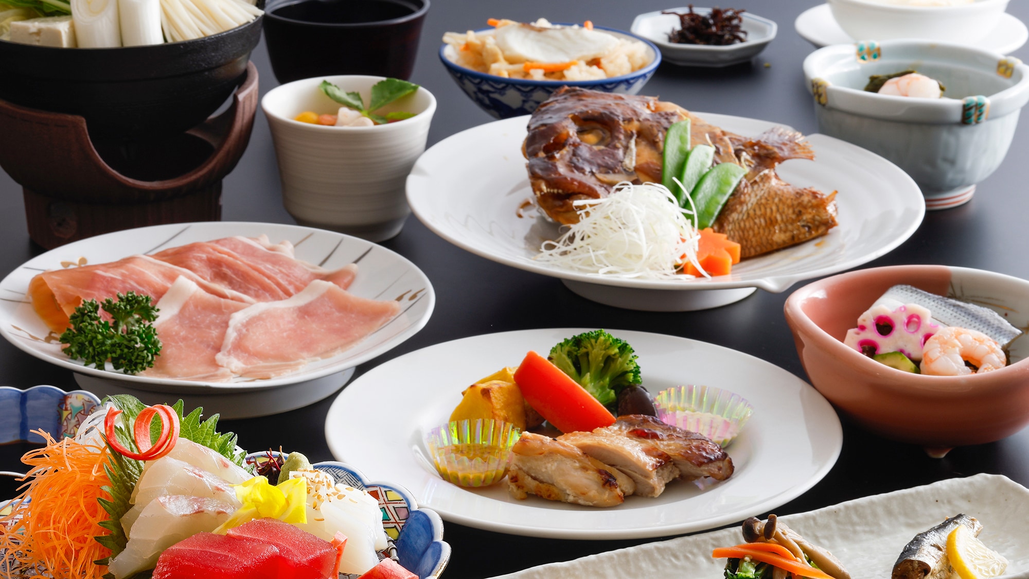 [Local cuisine kaiseki] Basic dishes that allow you to fully enjoy the bounty of local produce