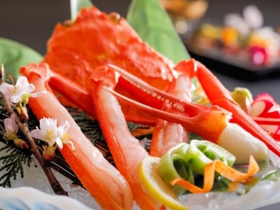 Sashimi cua Kasumi
