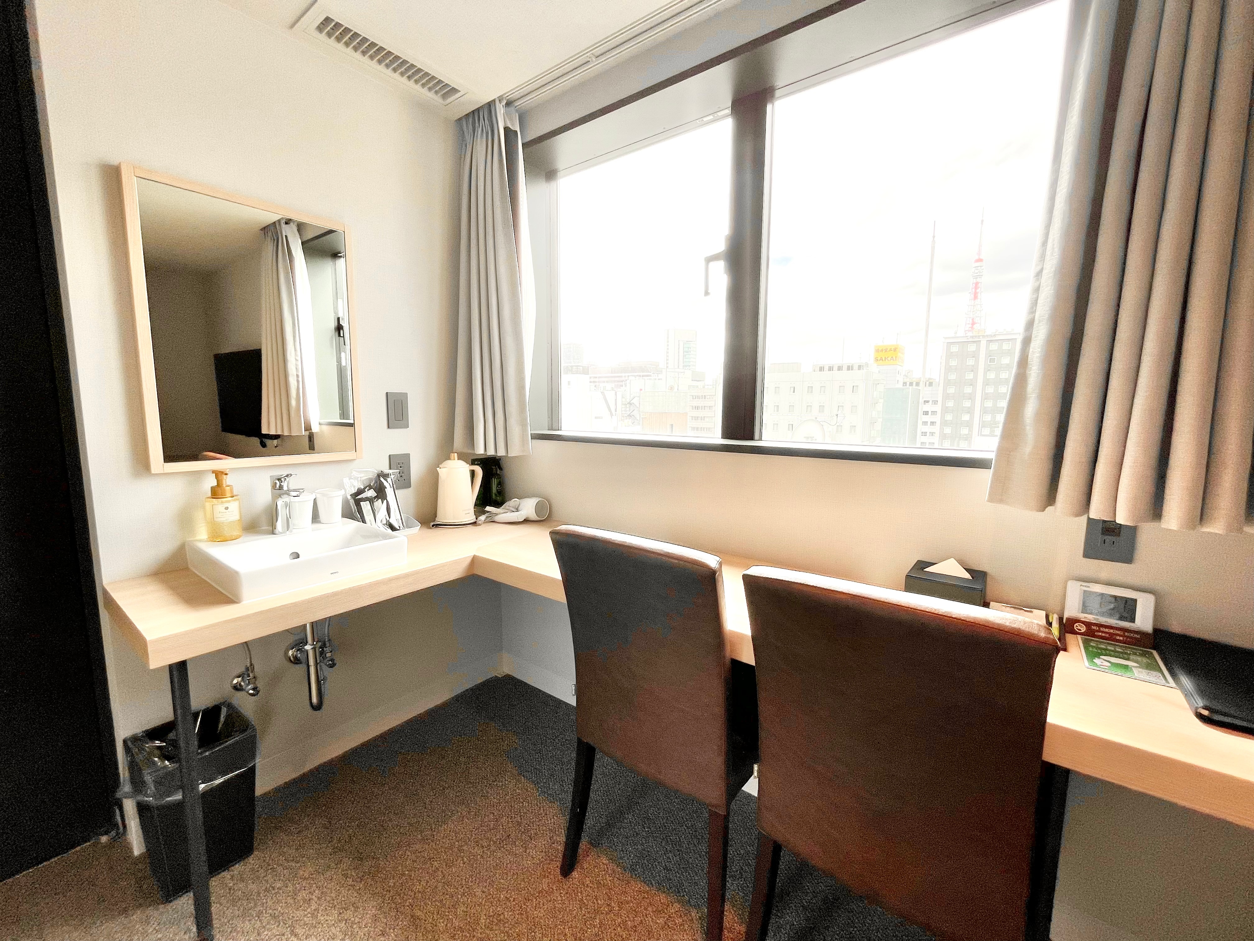 An example of a guest room