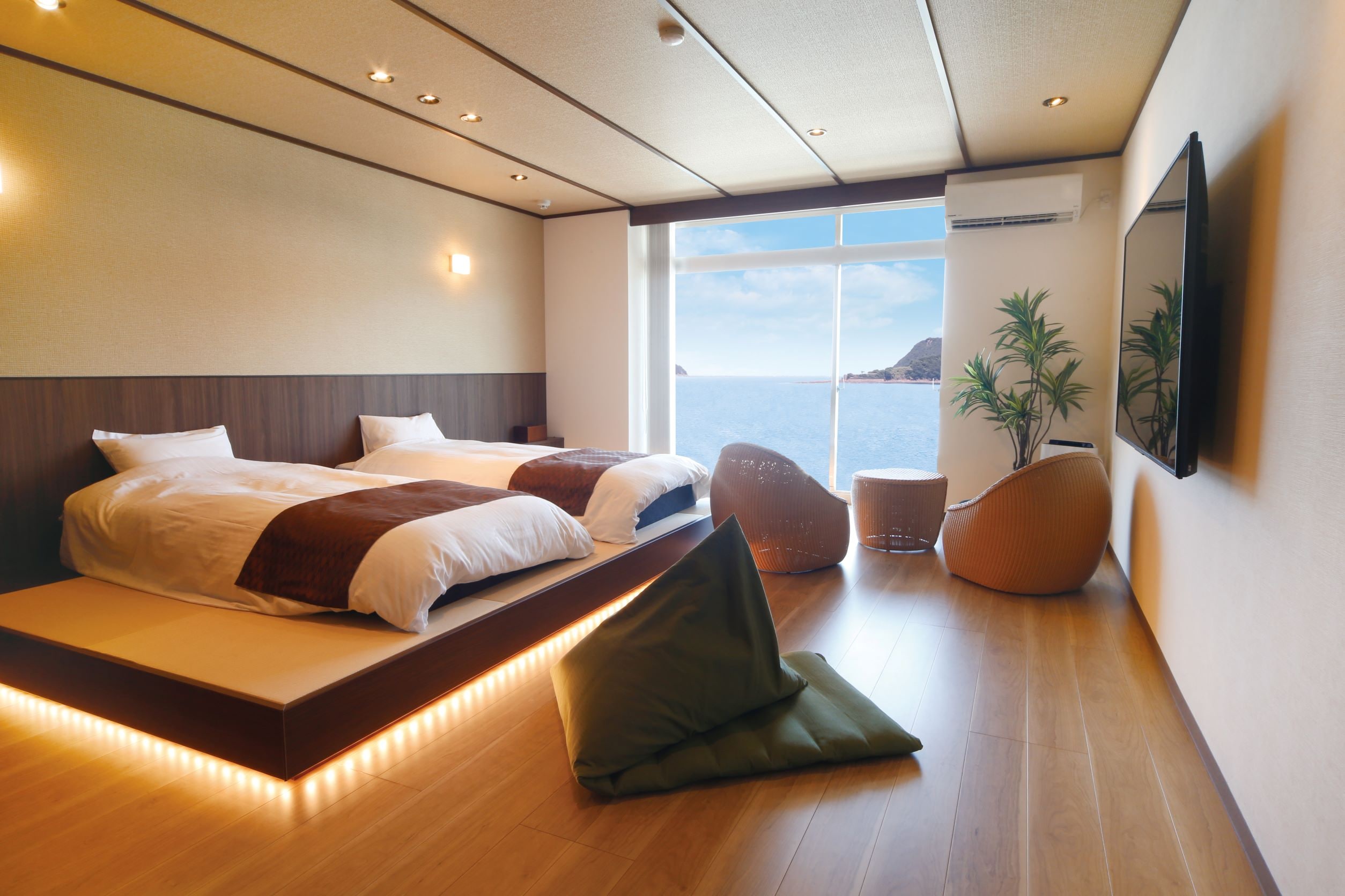 Renovated in July 2022♪ Western-style room with ocean view