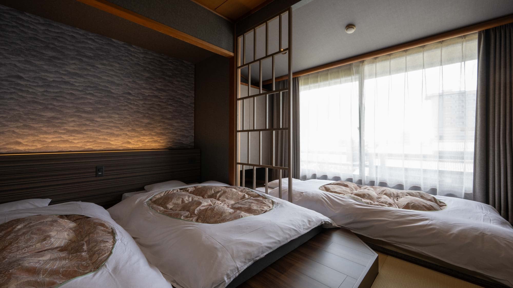 Example of guest room | Taihei Japanese modern twin room, non-smoking