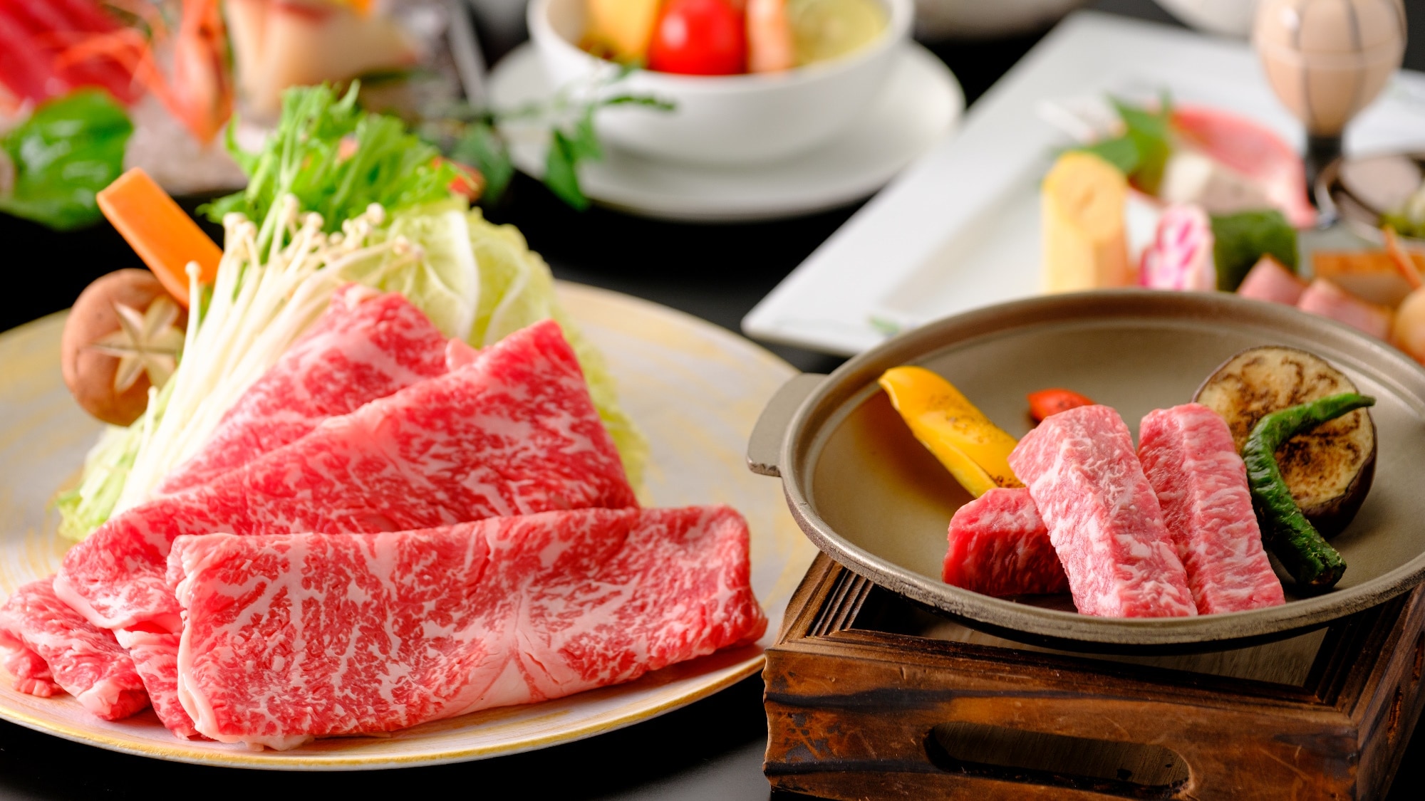 Tottori wagyu sirloin kaiseki