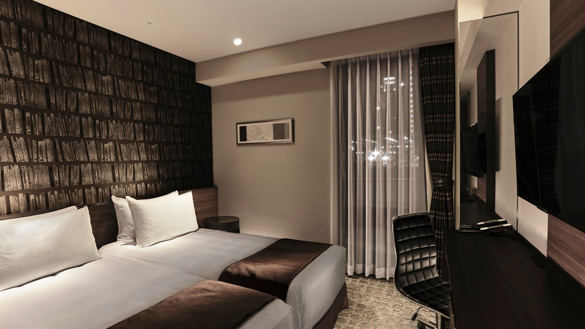 [Smart Twin (18m²)] A guest room that pursues sophisticated design, functionality and comfort.