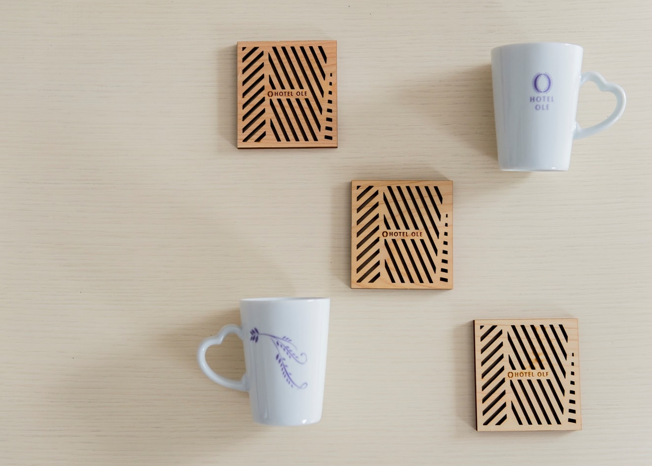 [酒店用品] Hotel Ole 原创马克杯和杯垫