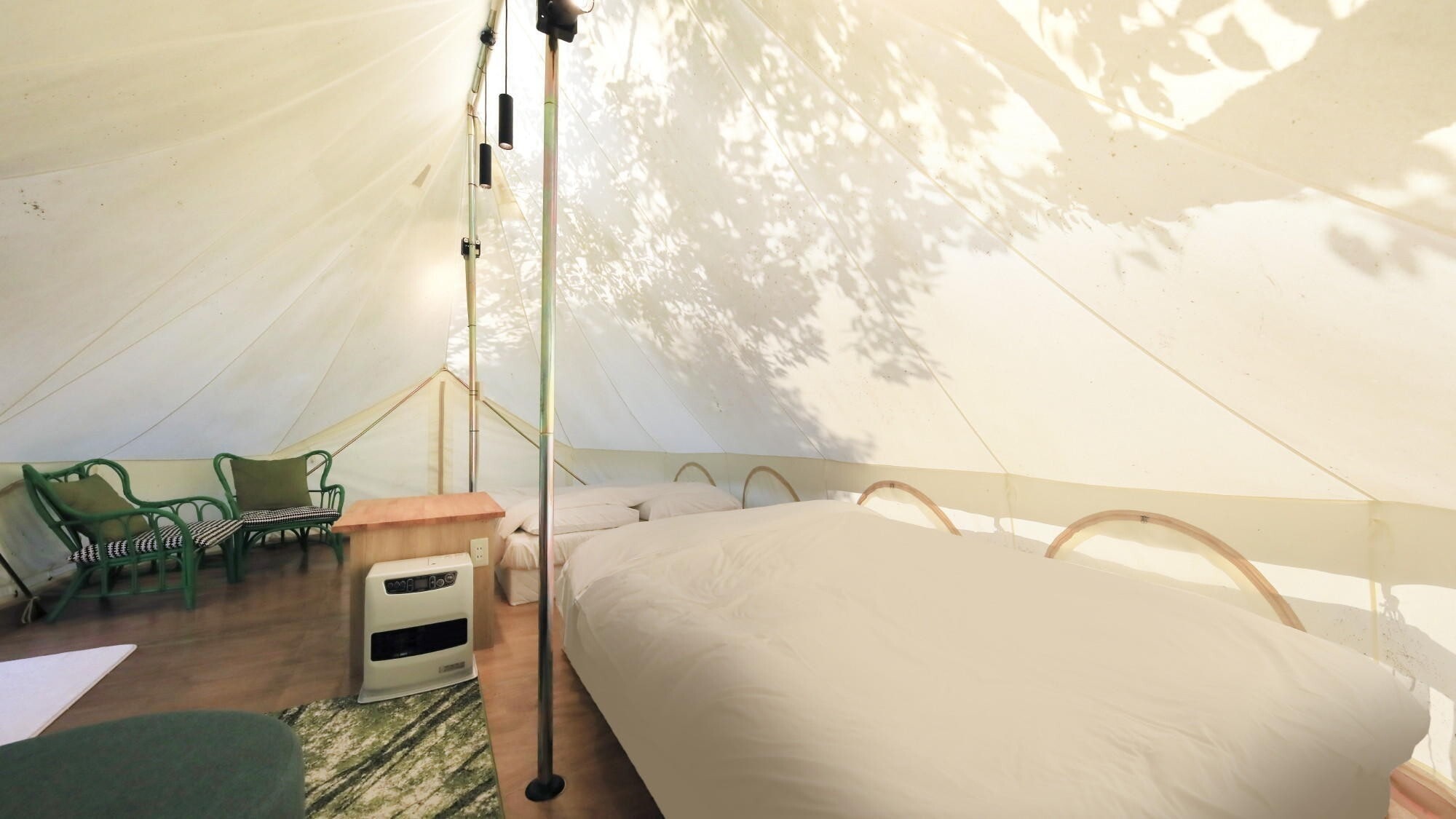 [Tenda Katun Tepi Sungai LL] Tenda katun besar yang cocok untuk perjalanan keluarga dan kelompok.