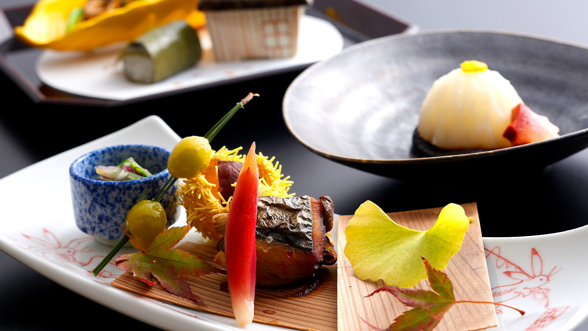 Monthly Kyoto Kaiseki (an example of cooking)