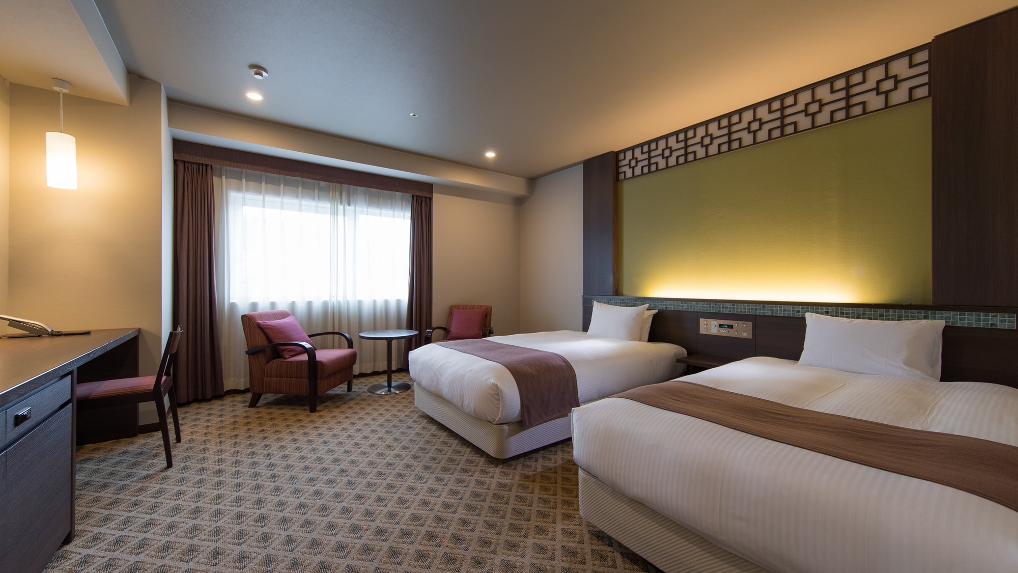 [Deluxe Twin 28㎡] A spacious room that can accommodate up to 3 people