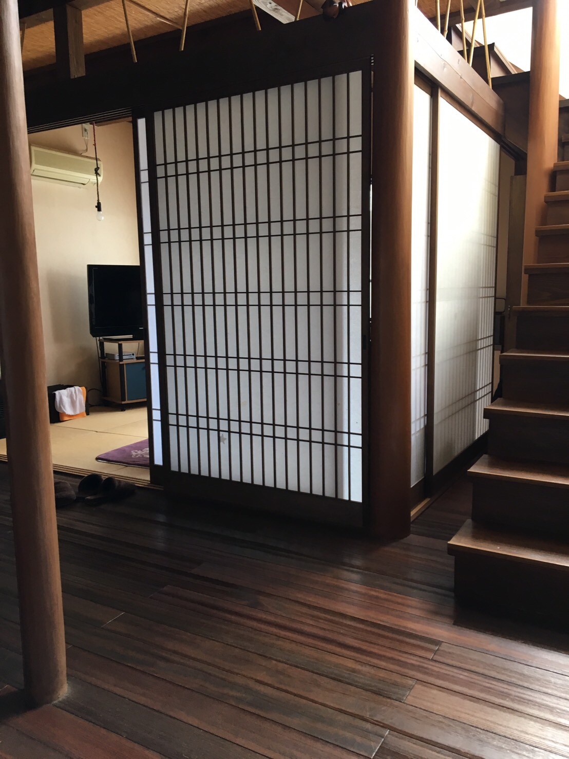 View from the entrance on the first floor