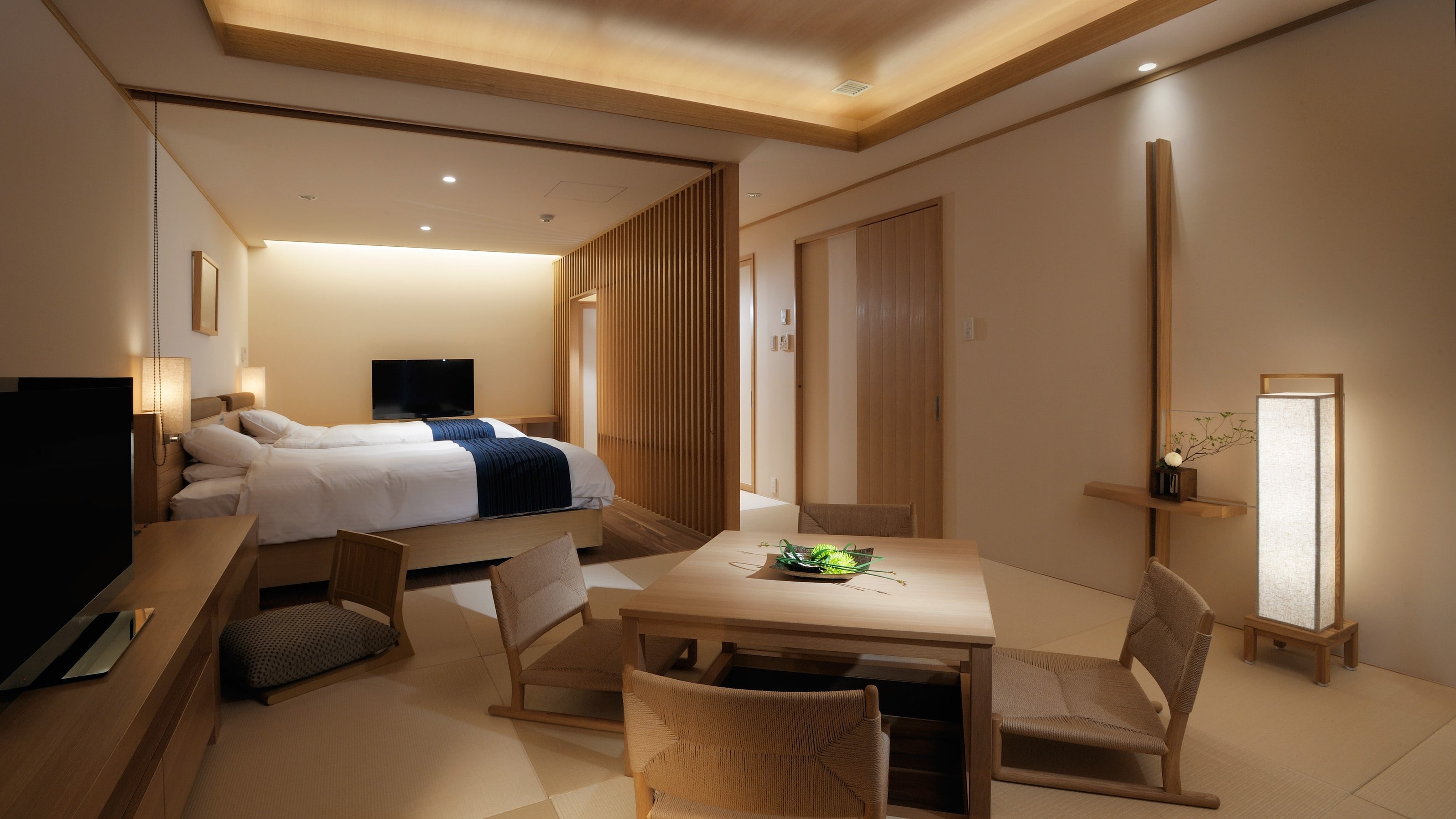 [Premium Suite 63㎡] Special guest room with a private open-air bath and deck terrace.