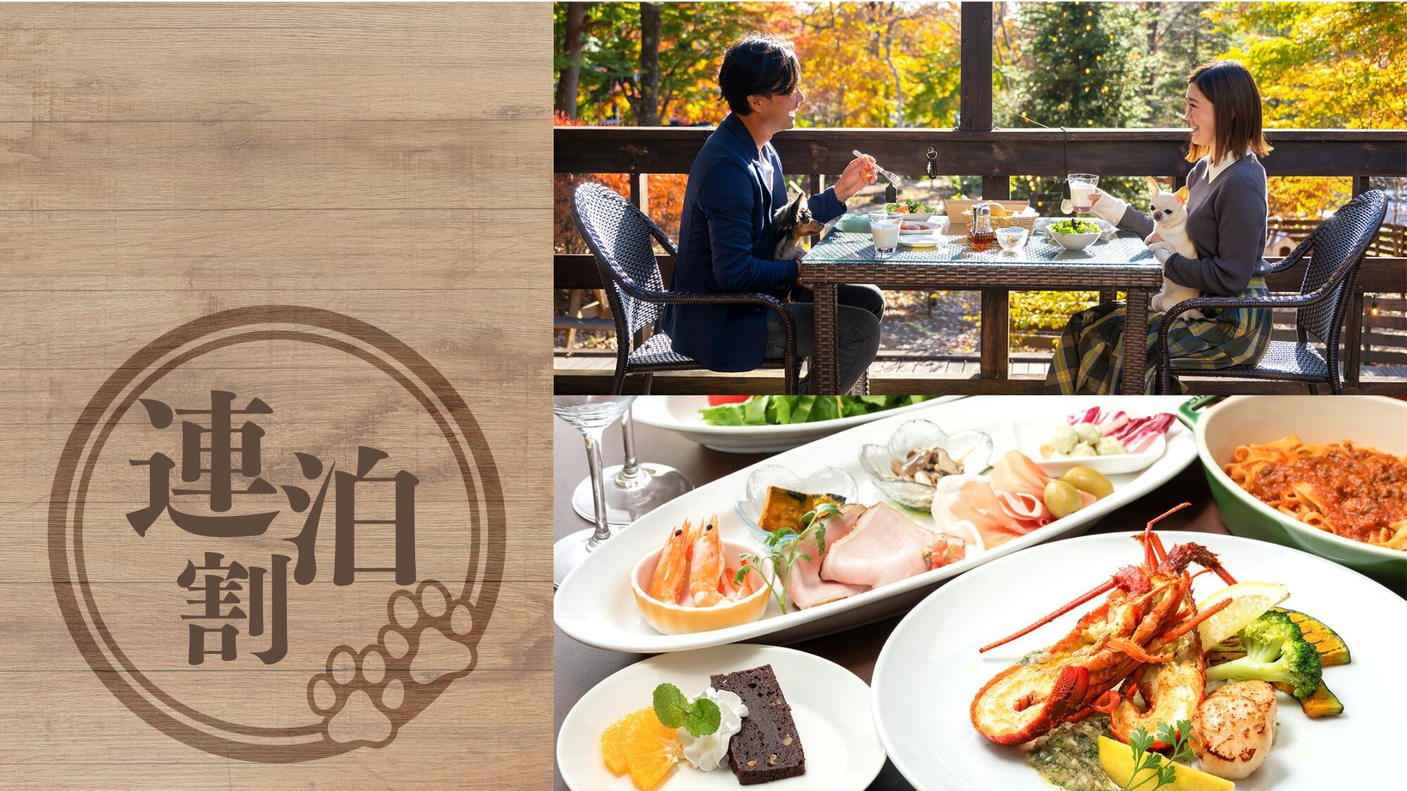 Stay 2 nights or more to fully enjoy sightseeing in Nasu with your dog♪