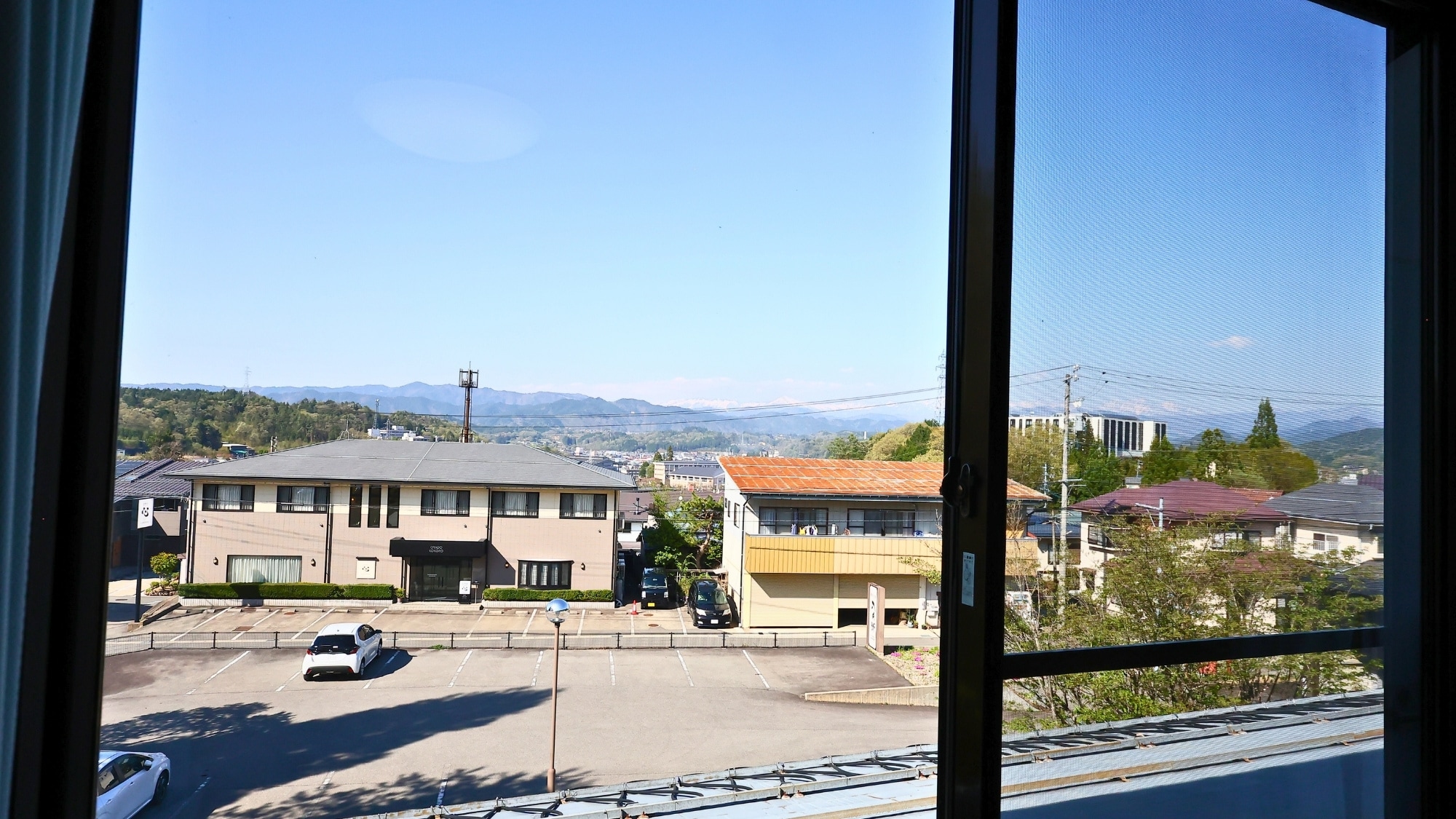 ・View from the guest room (cityscape)