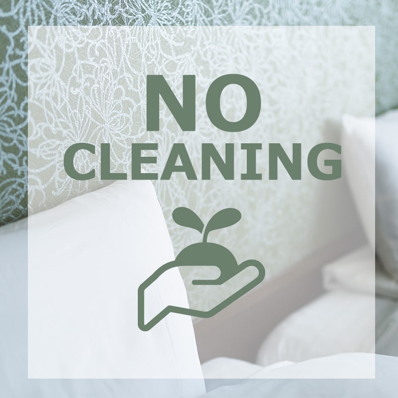 No cleaning benefits