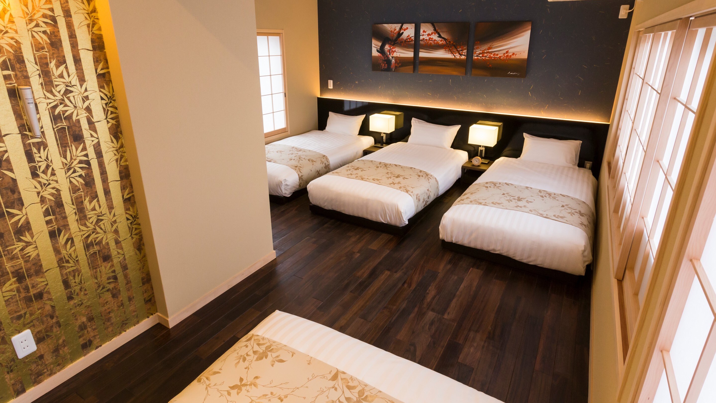 [3 giường đơn, 1 giường đôi, 3 giường futon Nhật Bản] Phòng Deluxe